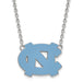 SS University of North Carolina Large NC Logo Pendant w/Necklace