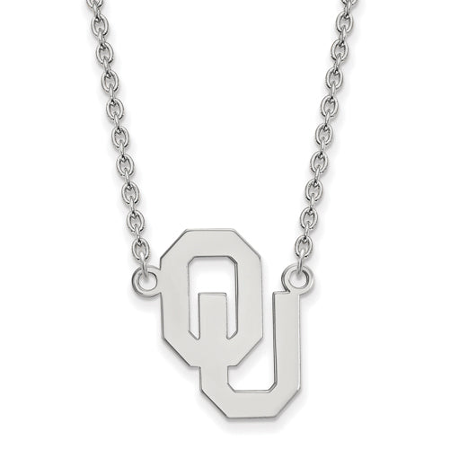 SS Oklahoma Large Pendant w/Necklace