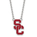 SS University of Southern California Large Pendant w/ Necklace