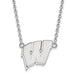 SS University of Wisconsin Large Badgers Pendant w/Necklace