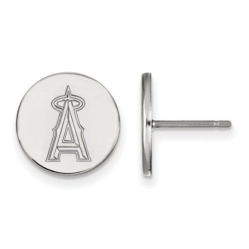 SS MLB  Los Angeles Angels Small Disc Earrings