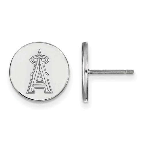 SS MLB  Los Angeles Angels Small Disc Earrings