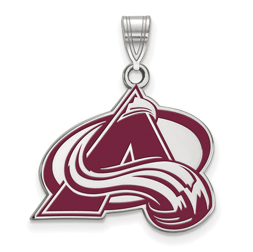 SS NHL Colorado Avalanche Large Enamel Pendant