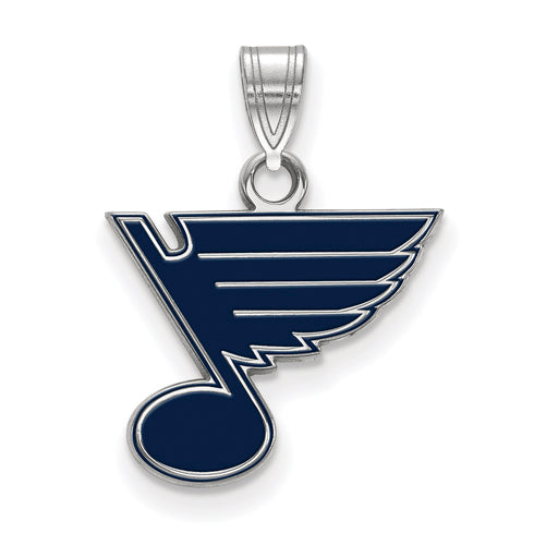 SS NHL St. Louis Blues Small Enamel Pendant