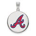 SS MLB  Atlanta Braves Lg Enl Disc Pendant