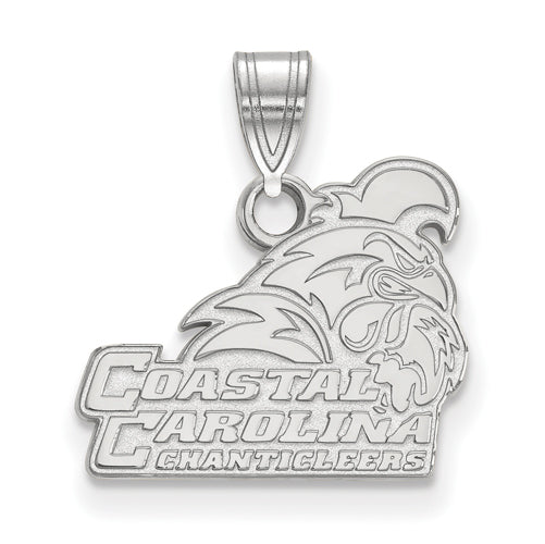 14kw Coastal Carolina University Small "Chanticleer" Logo Pendant