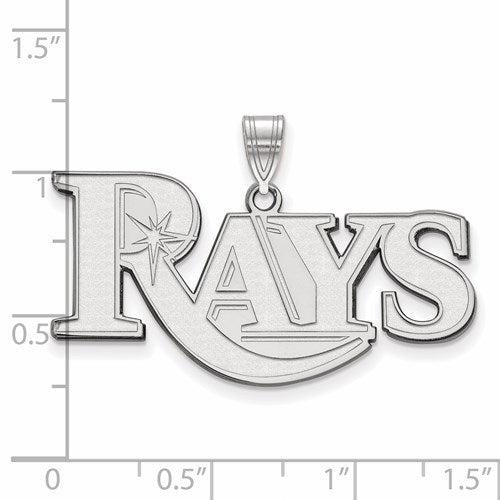 SS MLB  Tampa Bay Rays Large Logo Pendant
