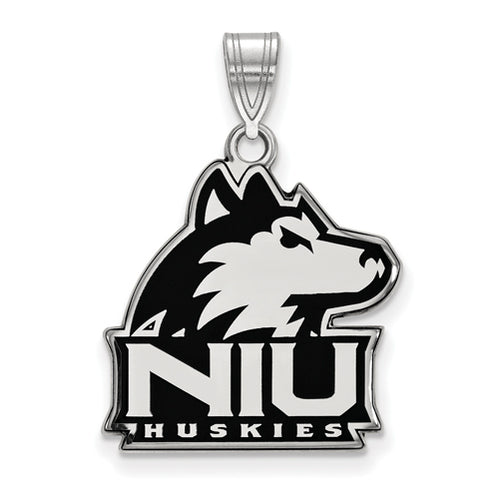 SS Northern Illinois U Large Enamel Pendant