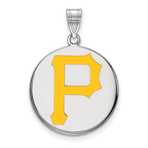 SS MLB  Pittsburgh Pirates Large Enamel Disc Pendant