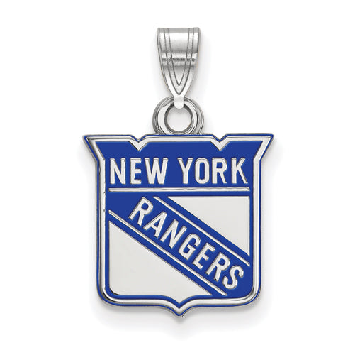 SS NHL New York Rangers Small Enamel Pendant