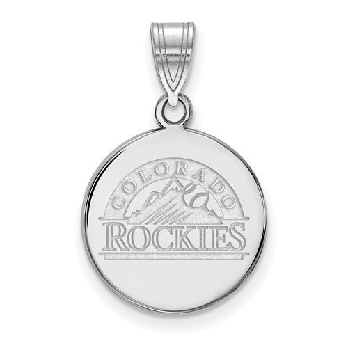 SS MLB  Colorado Rockies Medium Disc Alternate Logo Pendant