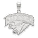Sterling Silver US Air Force Academy Large FALCONS Pendant