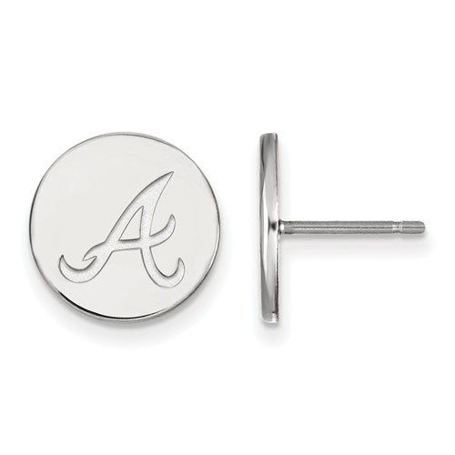 SS MLB  Atlanta Braves Small Disc Earrings