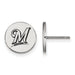 SS MLB  Milwaukee Brewers Small Enamel Disc Earrings