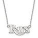 SS MLB  Tampa Bay Rays Small Logo Pendant w/Necklace