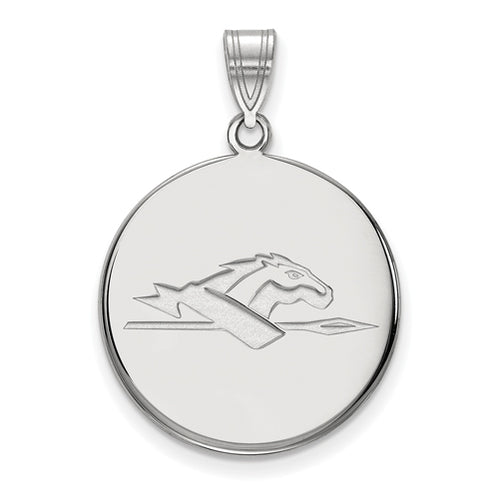 SS Longwood University Large Horse Disc Pendant