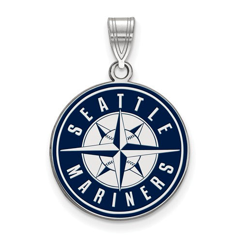 SS MLB  Seattle Mariners Large Enamel Pendant