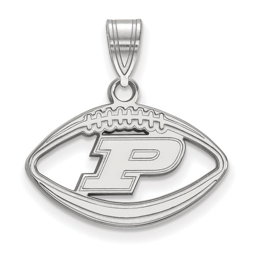 SS Purdue Letter P Pendant in Football