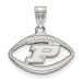 SS Purdue Letter P Pendant in Football