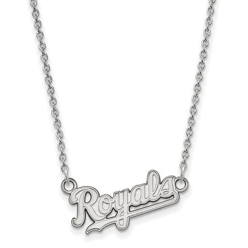 SS MLB  Kansas City Royals Small "Royals" Pendant w/Necklace