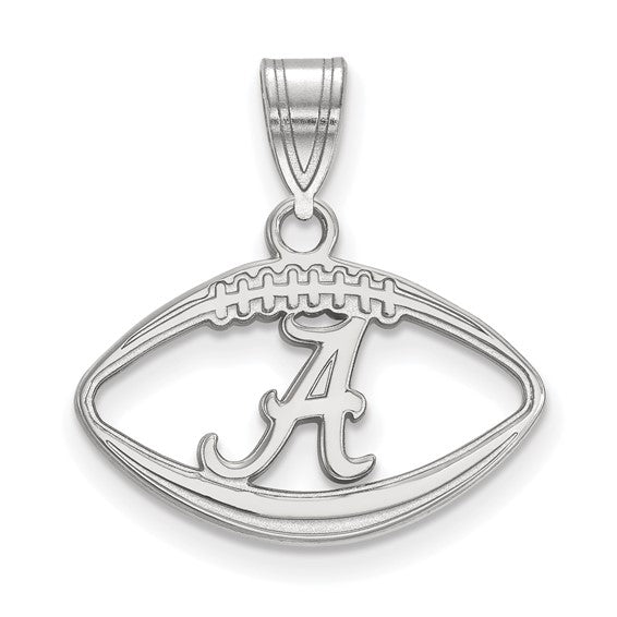 14kw LogoArt University of Alabama inside Football Pendant
