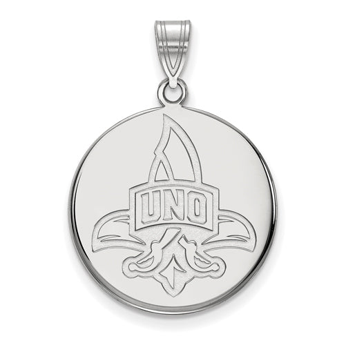 14kw University of New Orleans Large Disc Logo with UNO Pendant