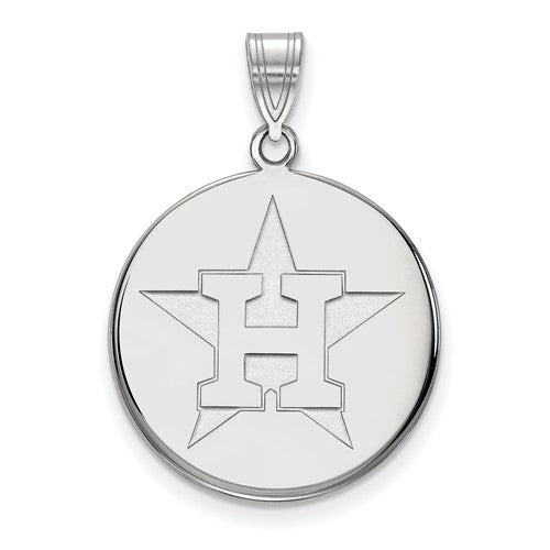SS MLB  Houston Astros Large Disc Alternate Logo Pendant