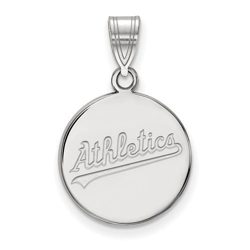 SS MLB  Oakland Athletics Medium Disc Pendant