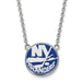 SS NHL New York Islanders Lg Enl Pendant w/Necklace