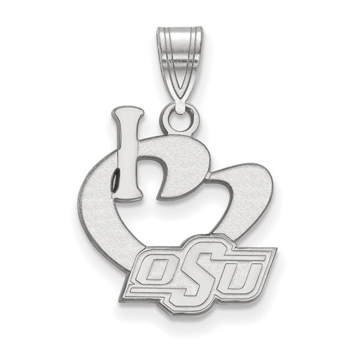 SS Oklahoma State University Large I Love Logo Pendant