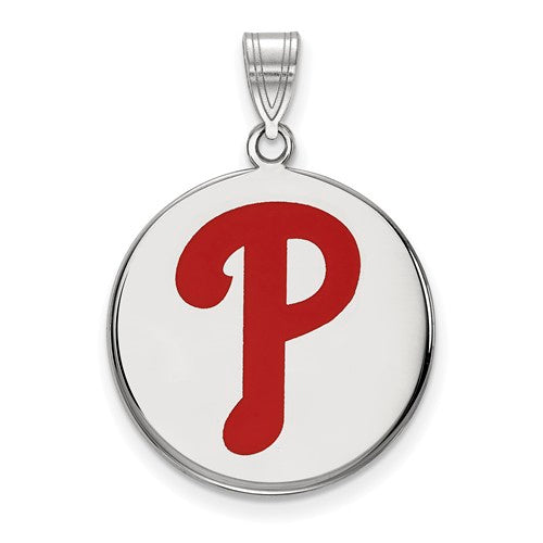 SS MLB  Philadelphia Phillies Large Enamel Disc Pendant