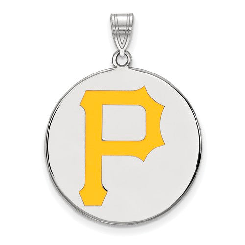 SS MLB  Pittsburgh Pirates XL Enamel Disc Pendant
