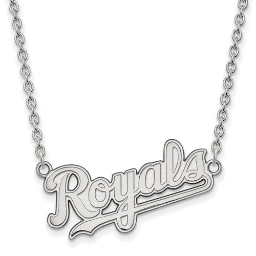 SS MLB  Kansas City Royals Large "Royals" Pendant w/Necklace