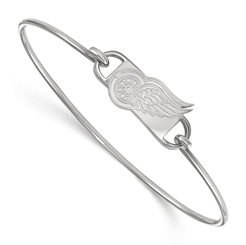 SS NHL Detroit Red Wings Small Ctr Wire Bangle-7