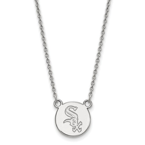 SS MLB  Chicago White Sox Small Disc Necklace