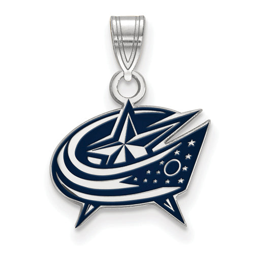 SS Columbus Blue Jackets Small Enamel Pendant