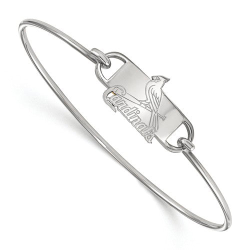 SS MLB  St. Louis Cardinals Small Center Wire Bangle-7