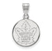 14kw NHL Toronto Maple Leafs Medium Disc Pendant