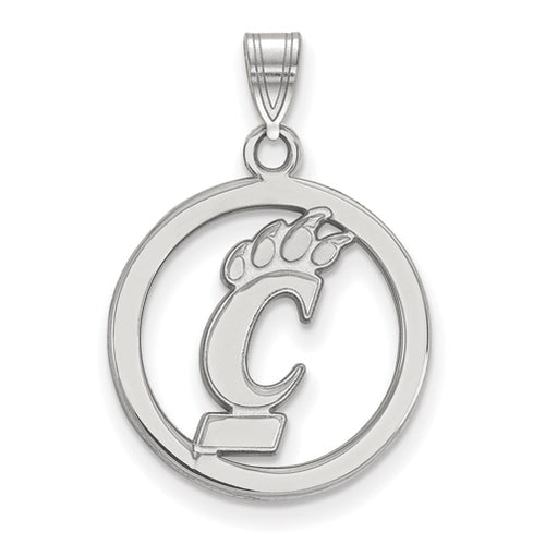 SS University of Cincinnati Sm Pendant in Circle