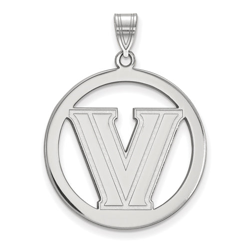SS Villanova University Large Pendant in Circle