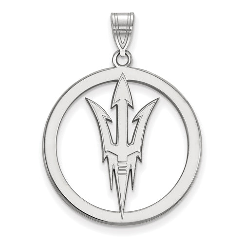 SS Arizona State University L Pendant in Circle