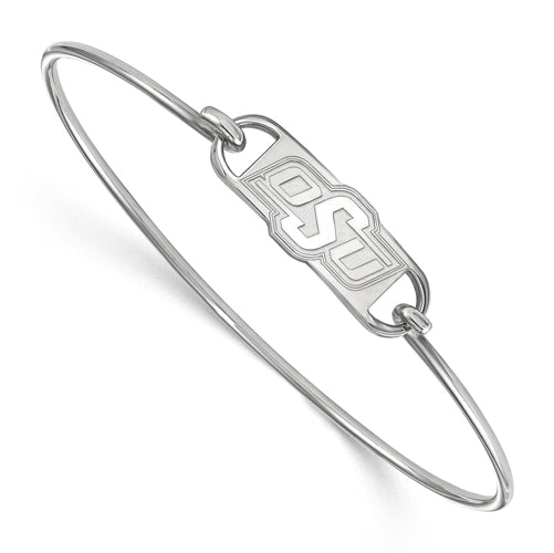 SS Oklahoma State University Small Center Wire Bangle-7
