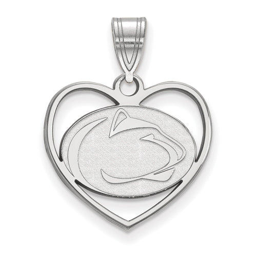 SS Penn State University Pendant in Heart