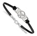 SS Buffalo Sabres Small Center Leather Bracelet