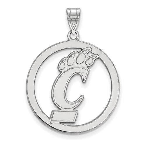 SS University of Cincinnati L Pendant in Circle