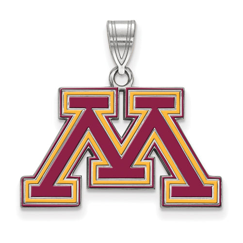 SS University of Minnesota Medium Enamel Pendant