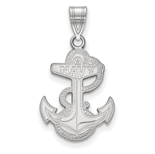SS Navy Anchor Large Pendant