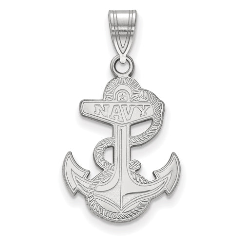 14kw Navy Anchor Large Pendant