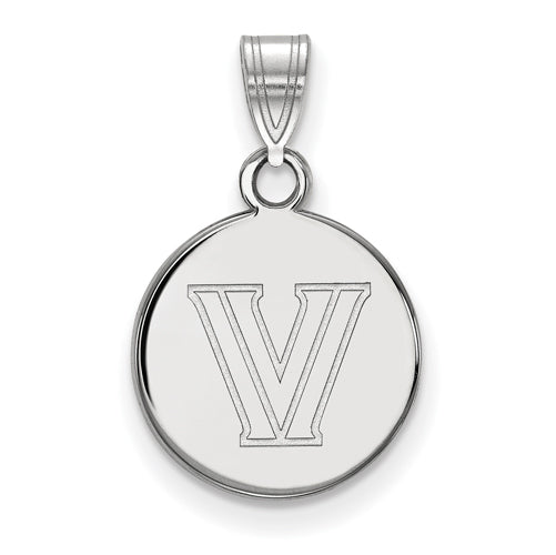 14kw Villanova University Small Disc Pendant