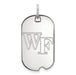 SS Wake Forest University Small WF Dog Tag